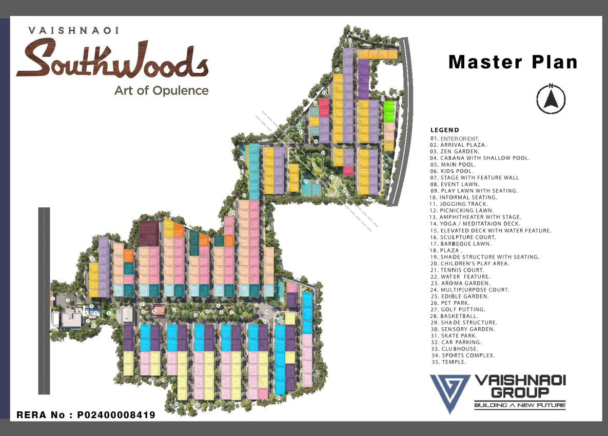 Vaishnaoi Southwoods Master Plan